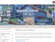 Tablet Screenshot of durandcharm.com